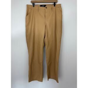 Hollister Tan Faux Leather High-Rise Pants Size 17R (W33)